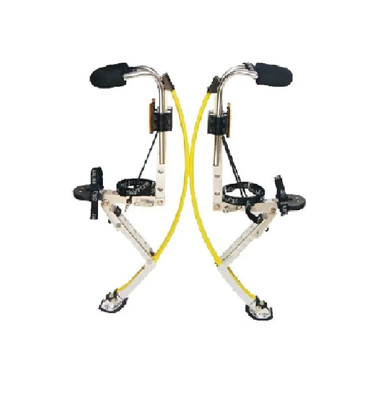 Holiday gifts for adults Weight 200-255 lbs/90-110kg YELLOW Color Exercise jump stilts/skyrunner/Jump-shoes/Flying Shoes