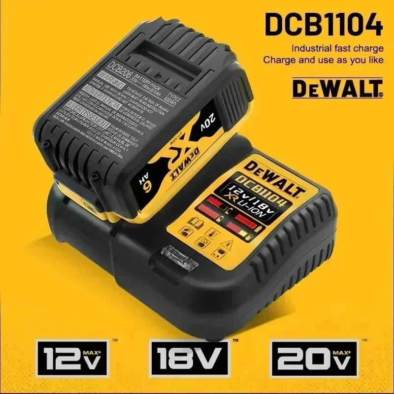 👍DeWALT Original Battery 20V/60V 5Ah 6Ah 9Ah MAX FlexVolt for DCB606 DCB205 DCB206 DCB209 DCB182 Power Tool.