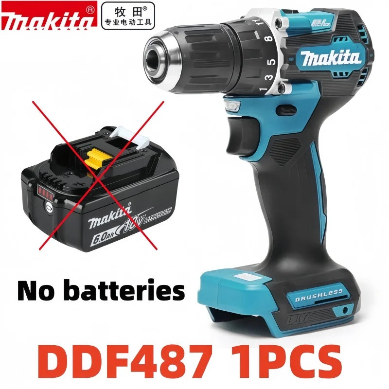 100% Original Makita Battery, 18V 6.0Ah Rechargeable Battery, Replacing Makita BL1830B L1840B L1850B L1860B, Power Tool Battery