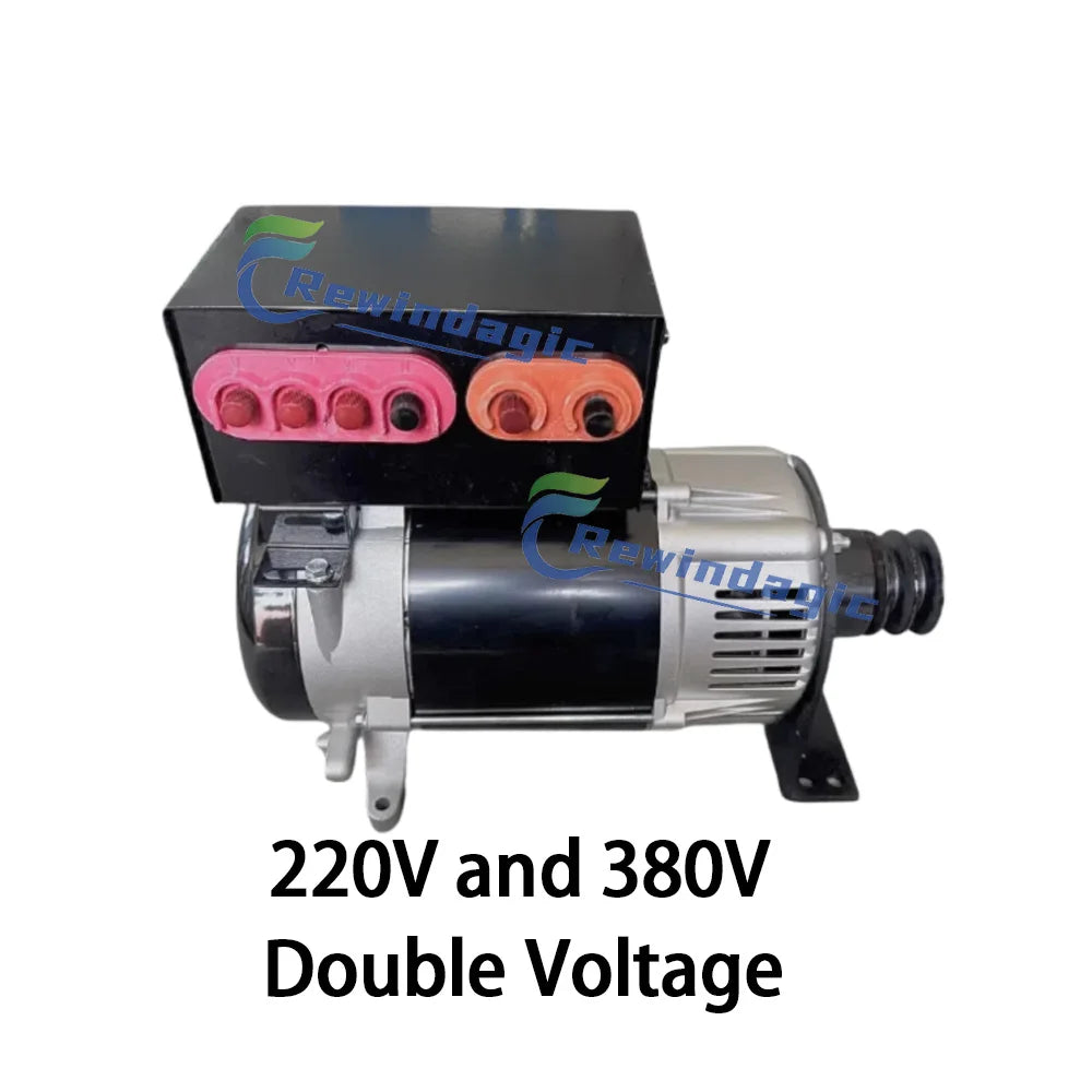 5000W 10KW 20KW Electric Alternator Generator High RPM Motor Permanent Magnet Rare Earth Turbine 220V With DC Motor