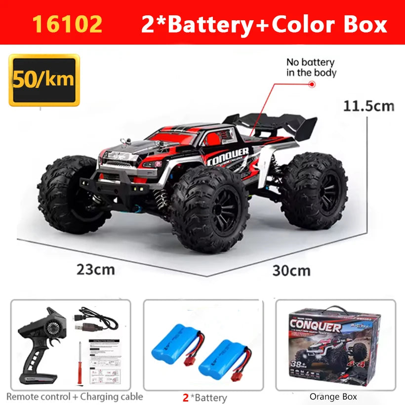 SCY 16101PRO, 16102PRO, 16103 4WD 1:14 RC Brushless High-speed Remote Control Car, 70KM/H Or 50KM/H Kilometers Per Hour, Toy Racing Car Gift