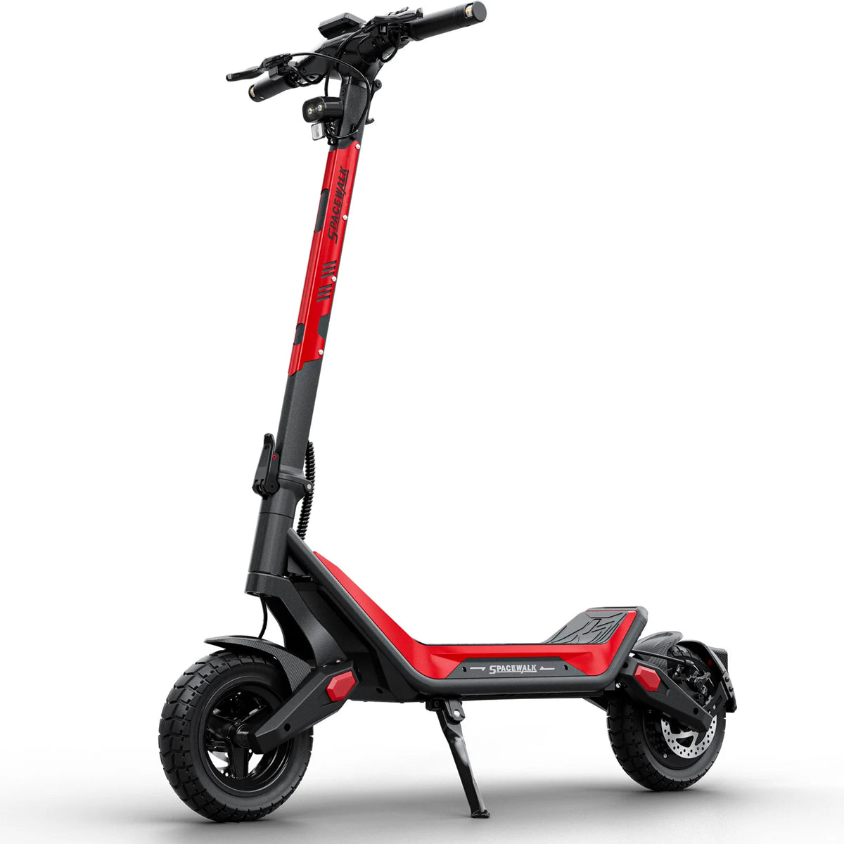 Spacewalk 1600W Peak Electric Scooter for Adults, 48V 15.6Ah Battery 28MPH 30-50 Miles Range, 10" Tires, NFC Unlock & Smart APP, Dual Brakes & Shock Absorption, IP54 Waterproof Foldable Commuting E Scooter 330LBS.