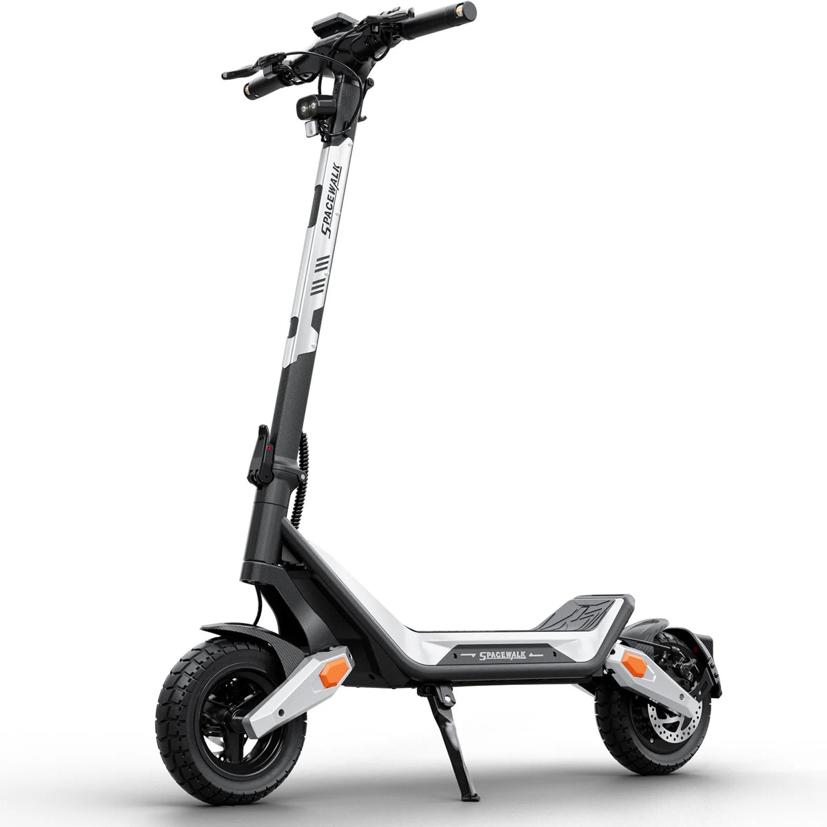 Spacewalk 1600W Peak Electric Scooter for Adults, 48V 15.6Ah Battery 28MPH 30-50 Miles Range, 10" Tires, NFC Unlock & Smart APP, Dual Brakes & Shock Absorption, IP54 Waterproof Foldable Commuting E Scooter 330LBS.