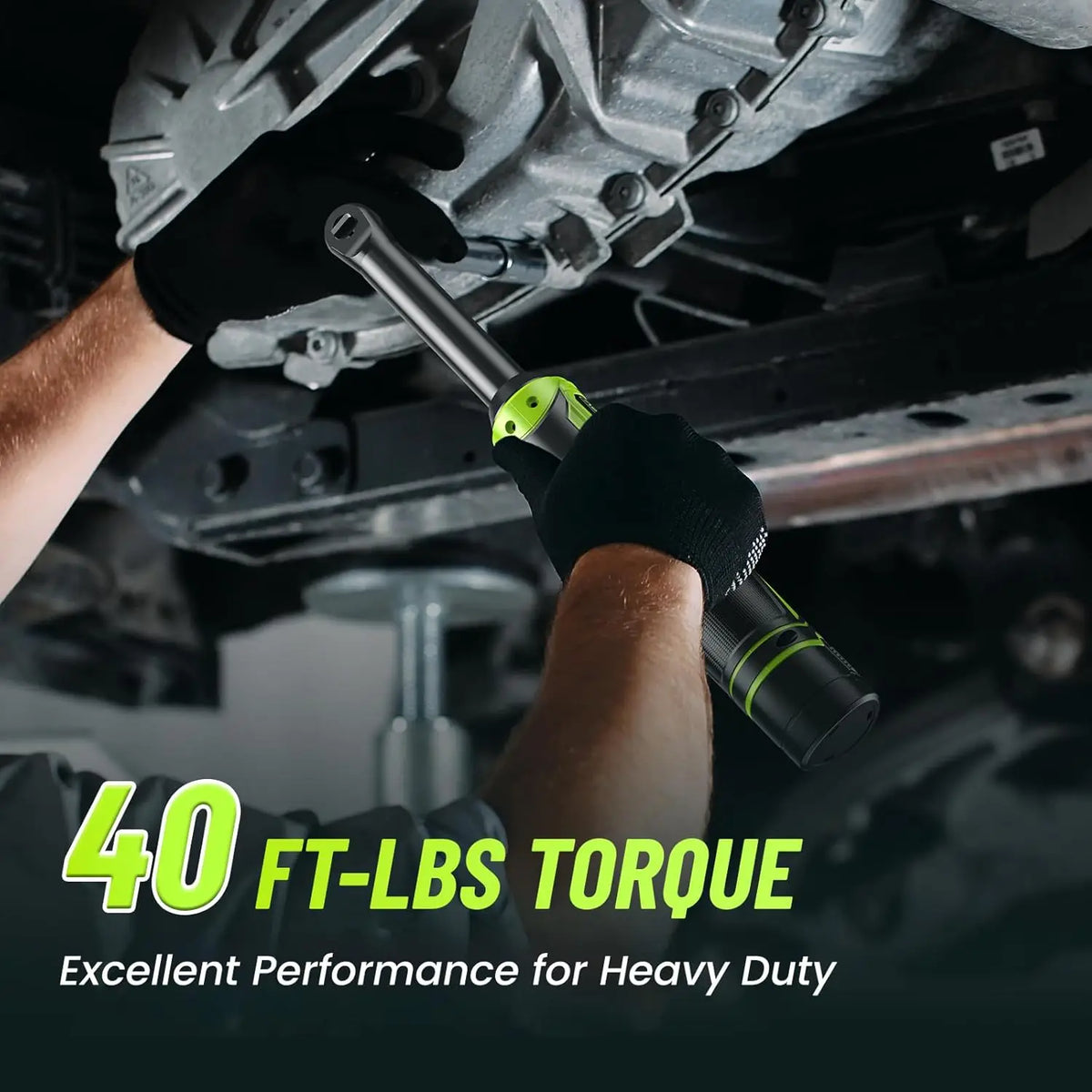 6" Extended Ratchet Wrench 60Nm 3/8"Cordless Electric Wrench 12V 2PCS Rechargeable Battery Angle Wrench Car Repair Power Tools