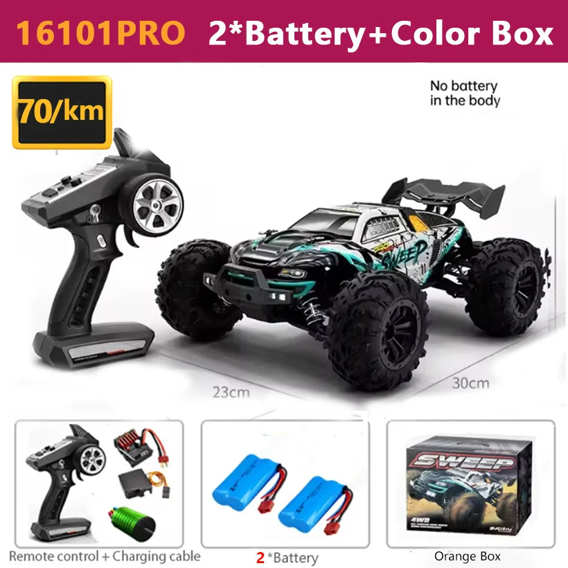 SCY 16101PRO, 16102PRO, 16103 4WD 1:14 RC Brushless High-speed Remote Control Car, 70KM/H Or 50KM/H Kilometers Per Hour, Toy Racing Car Gift