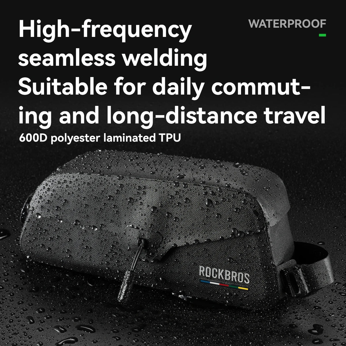ROCKBROS ROAD TO SKY Magnetic Bicycle Bags Lid Top Tube Bag Waterproof Suction Front Bag Mobile Phone Bags