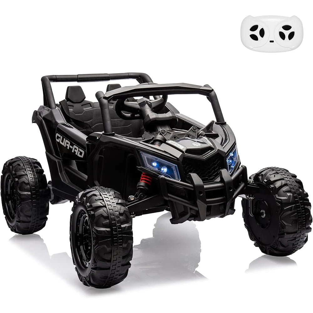 24V Kids Ride On UTV Car Toy w/Remote Control 2×200W Motor Electric Vehicle Spring Suspension & LED Lights Off-Road Toy