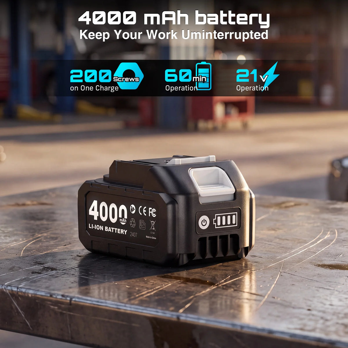 Seesii WH650 Pro 3-in-1 Impact Wrench & Screwdriver & Cordless Drill 1/2" High Torque 590 Ft-Lbs (800 N.M) Brushless Impact Gun 4.0 Battery 4 Sockets 4 Drill Bits High Torque Power Impact Driver for Car Home