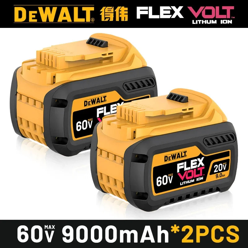 👍DeWALT Original Battery 20V/60V 5Ah 6Ah 9Ah MAX FlexVolt for DCB606 DCB205 DCB206 DCB209 DCB182 Power Tool.