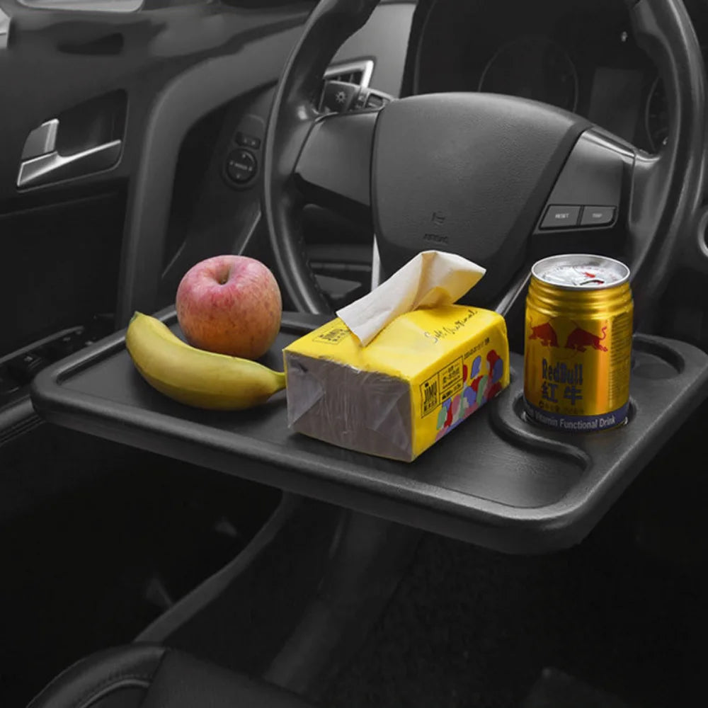 1PC Portable Car Laptop desktop Stand, Steering Wheel Dining Table Stand