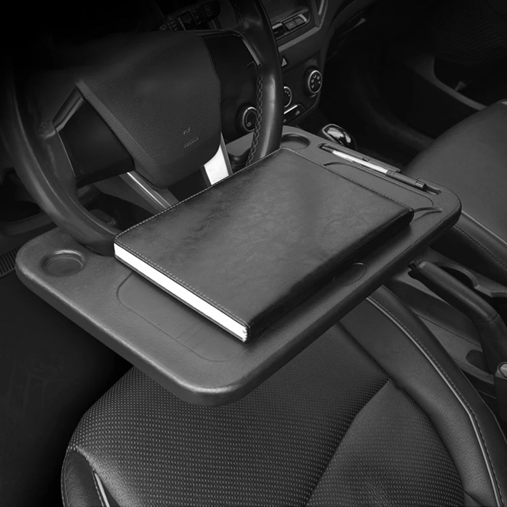 1PC Portable Car Laptop desktop Stand, Steering Wheel Dining Table Stand