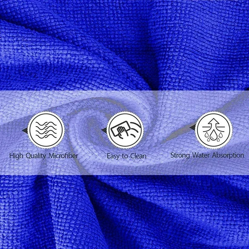 20Pcs 30Microfiber Towels Household Cleaning Cloths Car Wash Drying Cloth Towel Auto Detailing Polishing Cloth Home Clean Tools