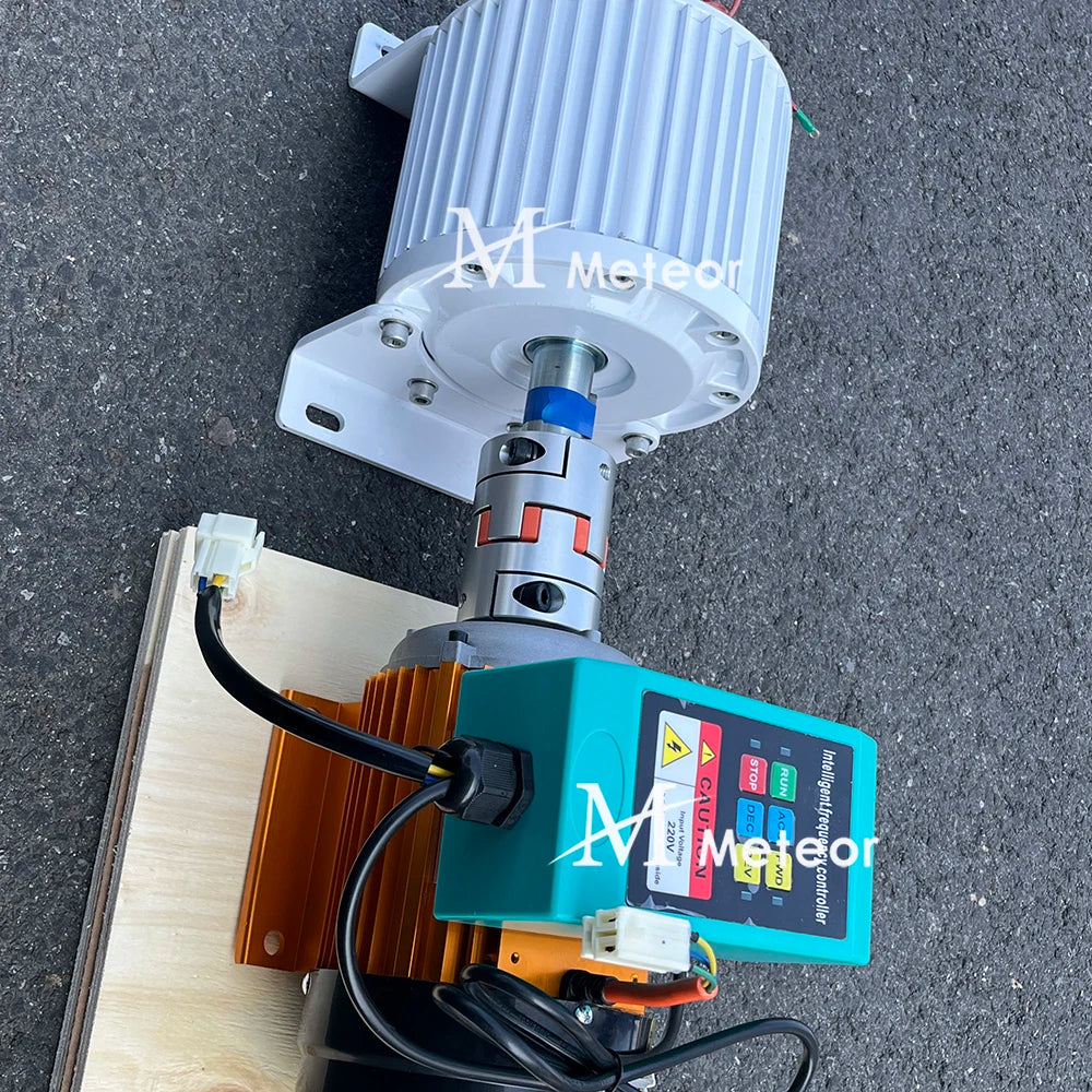Free Energy 10KW 20KW 30KW 50KW Permanent Magnet Generator 220V 380V Magnetic Alternator With 220V Adjustable Speed Motor