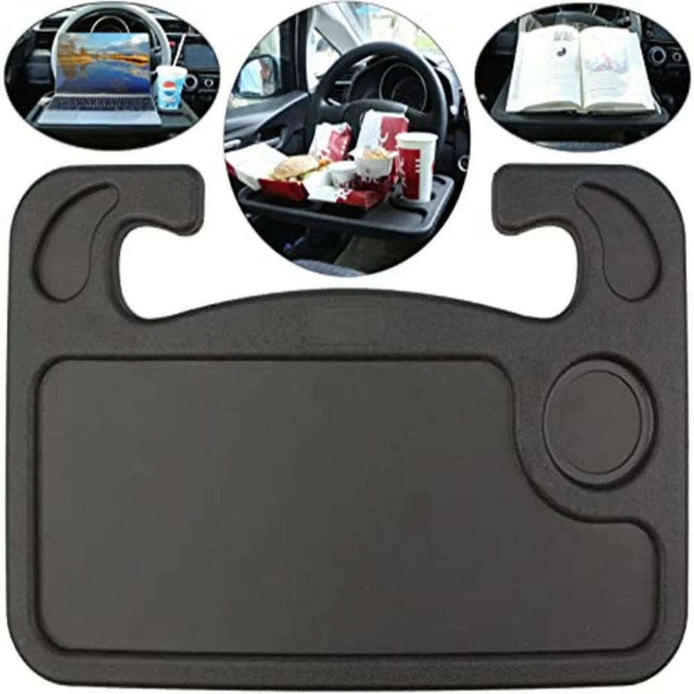 1PC Portable Car Laptop desktop Stand, Steering Wheel Dining Table Stand