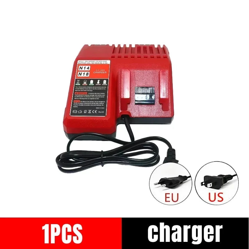 Long Runtime 18V 9.0Ah Rechargeable Li-ion Battery Fit for Milwaukee 18V Battery M18 HB3 HB6 48-11-1860