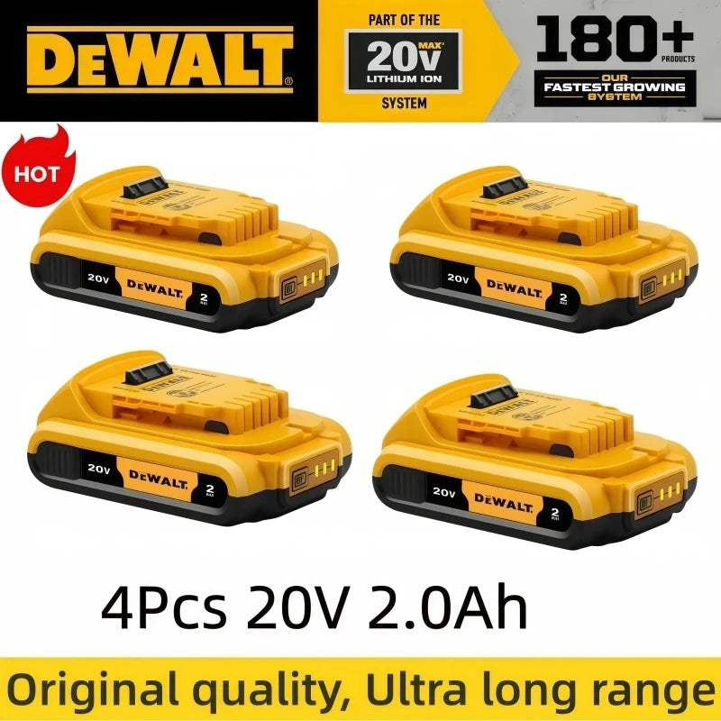👍DeWALT Original Battery 20V/60V 5Ah 6Ah 9Ah MAX FlexVolt for DCB606 DCB205 DCB206 DCB209 DCB182 Power Tool.