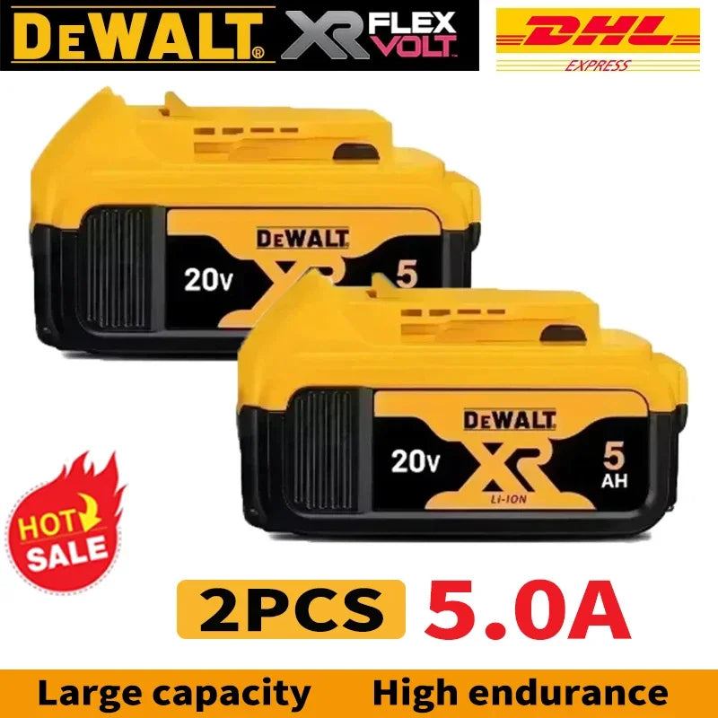 👍DeWALT Original Battery 20V/60V 5Ah 6Ah 9Ah MAX FlexVolt for DCB606 DCB205 DCB206 DCB209 DCB182 Power Tool.