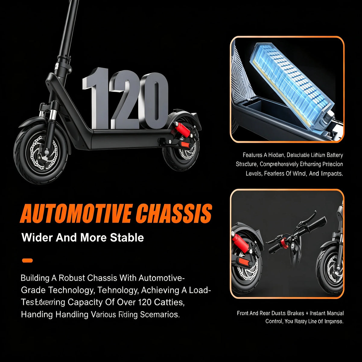 X9B Adult Folding Electric Scooter, 850W Motor, Max 40km/h Speed, 60km Long Range, Removable Battery, Front & Rear Dual Shock Absorbers, 10-inch Tubeless Tires, IPX4 Waterproof Commuter E Scooter