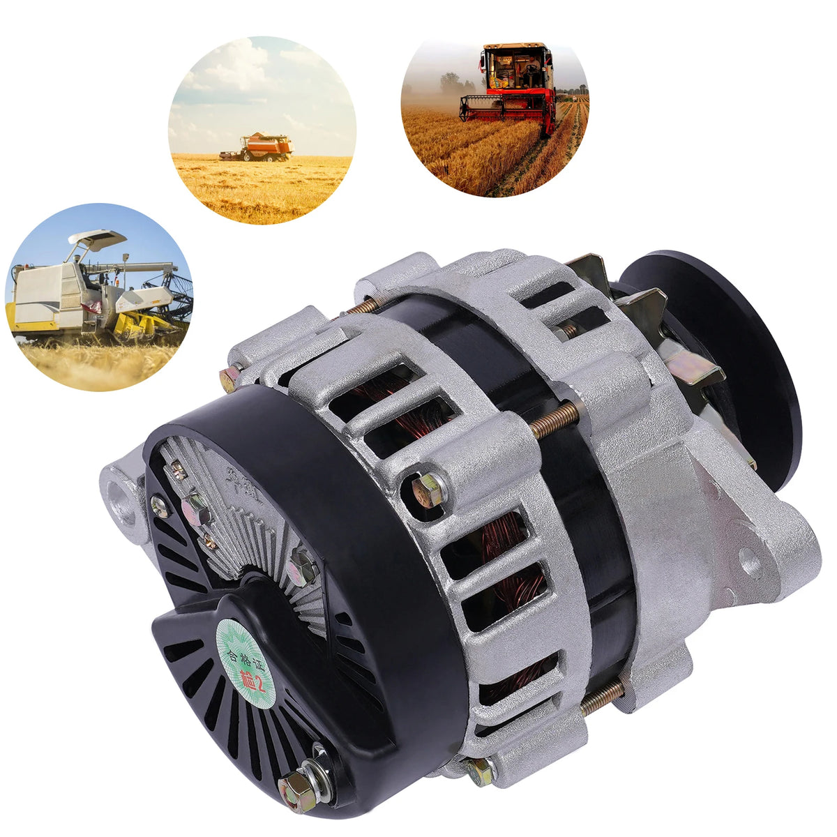 2000W Brushless Generator 24V Permanent Magne Motor for Charging and Lighting Agricultural Vehicles
