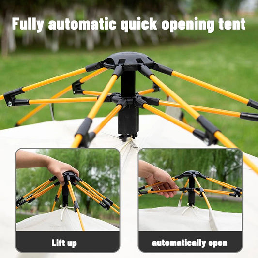 Outdoor Automatic Quick-opening Tent Automatic Rainproof Sunshine-proof Tent Two windowless doors