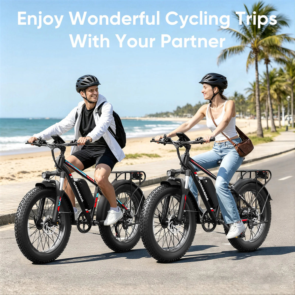 Spacewalk 1500W Peak Motor Electric Bike for Adults 26"x4.0 Fat Tire E-Bike, 48V 15Ah Removable Battery, 28MPH Fast Speed, 60 Miles Range, NFC Unlock, Front Suspension, 7-Speed Mountain Ebike with Rear Rack