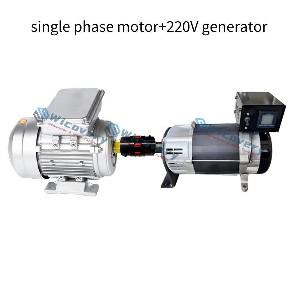 5000W 10KW 20KW  Electric Alternator Generator High RPM Motor Permanent Magnet Rare Earth Turbine 220V With DC Motor
