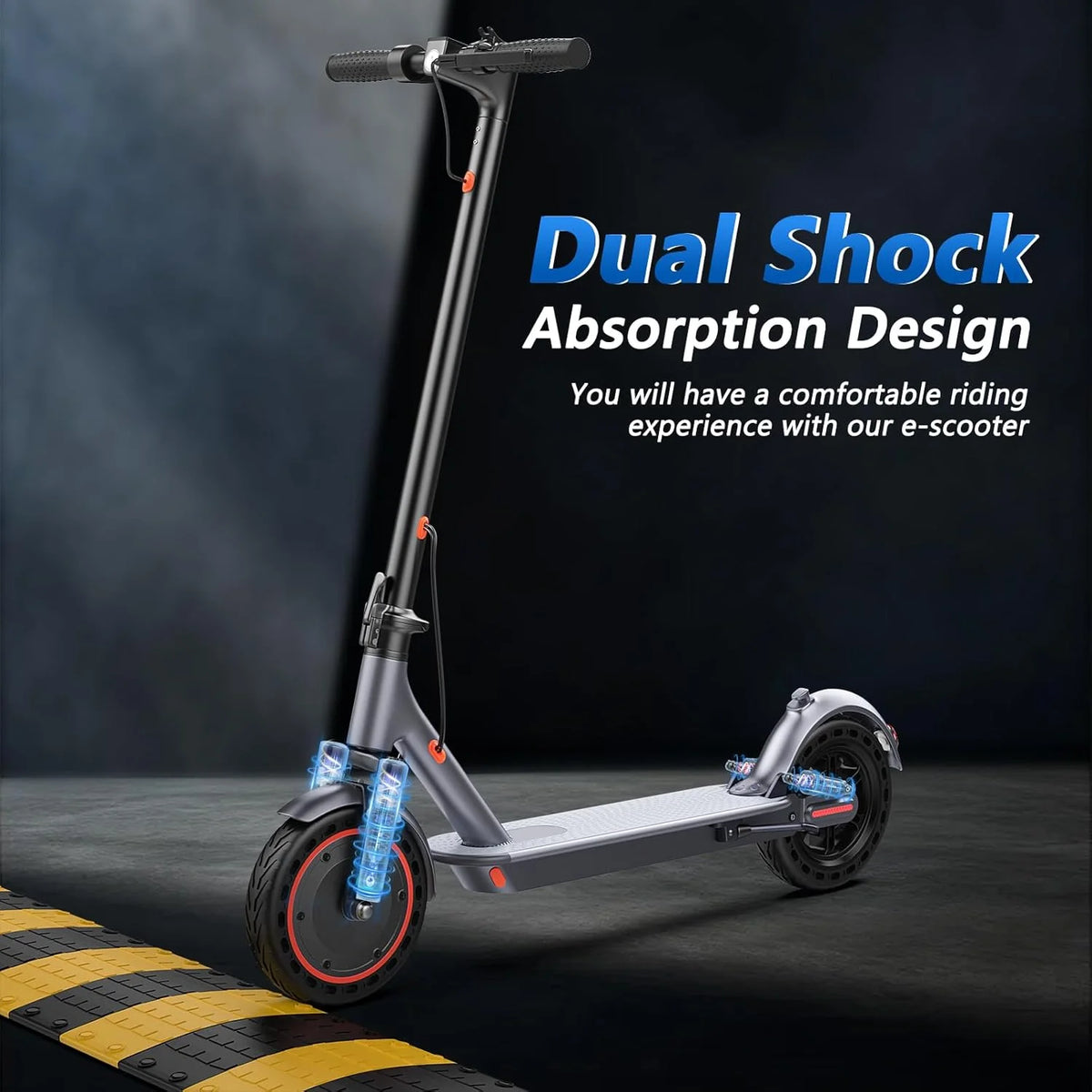 2026 New 10inch Electric Scooter 500W 22MPH Max Speed Adult APP Smart Scooter Shock-absorbing Anti-skid Folding Electric Scooter for Adult