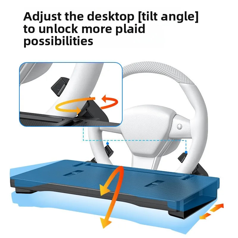 Car Interior Steering Wheel Table Laptop Holder Universal Seat Gap Storage Organizer for All Cars