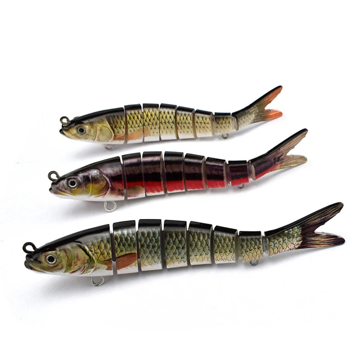 Professional Anglers Fishing Lure Multi-Jointed Swimbait Realistic Sinking Bait for Bass Pike Trout Saltwater Freshwater Gear