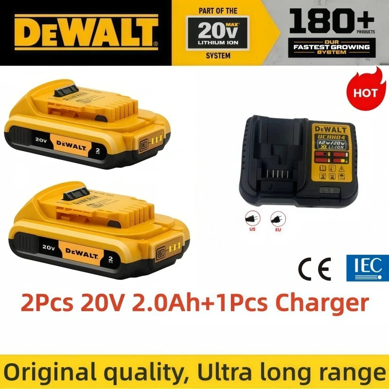👍DeWALT Original Battery 20V/60V 5Ah 6Ah 9Ah MAX FlexVolt for DCB606 DCB205 DCB206 DCB209 DCB182 Power Tool.