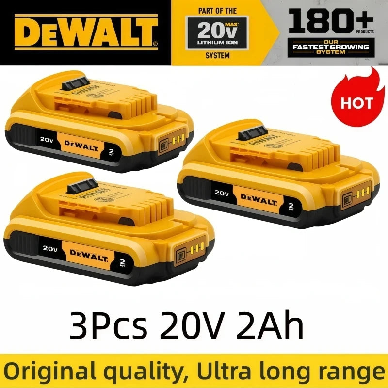 👍DeWALT Original Battery 20V/60V 5Ah 6Ah 9Ah MAX FlexVolt for DCB606 DCB205 DCB206 DCB209 DCB182 Power Tool.