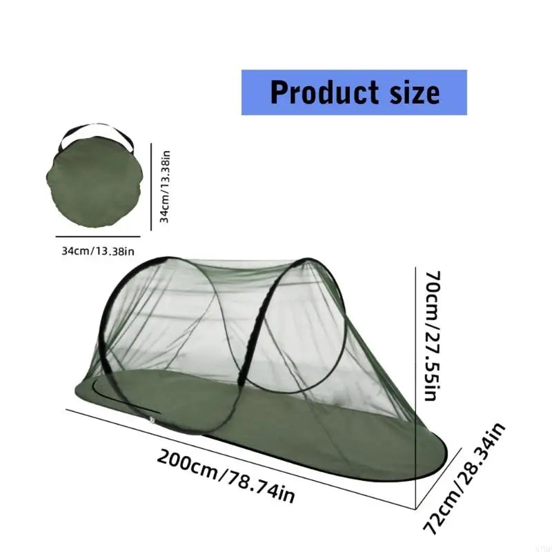 Outdoor Camping Mosquito Net Tent Breathable Boats Outdoor Mesh Tent Single Hand-thrown Travel Mosquito Net 2025 New