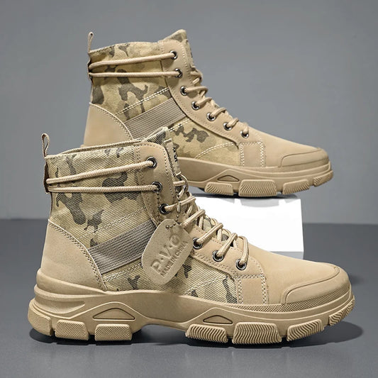 Autumn New High-Top Plus Size Casual Sports Shoes, Outdoor Hiking Boots, Comfortable Thick Sole Lightweight Casual Walking Shoes, Suitable for All-Season Daily Outdoor Activities, Walking And Travel, Mountaineering, Camping G