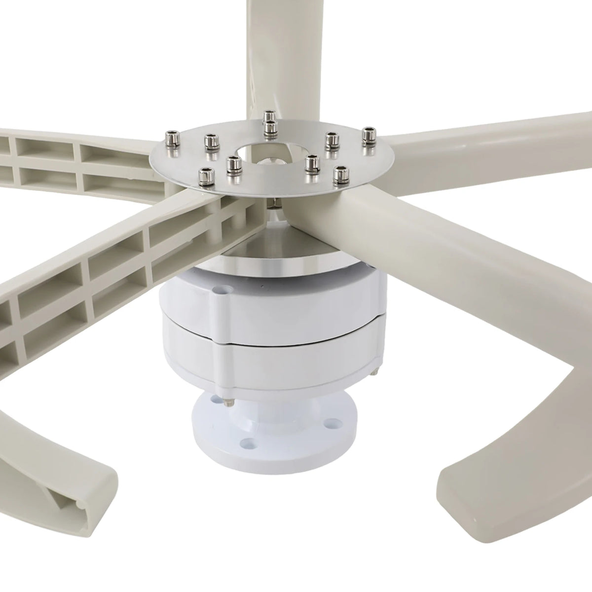 600W Wind Generator 12V, White Lantern Vertical Wind Turbine Kit with MPPT Controller, Low Start Speed 2m/s High Power