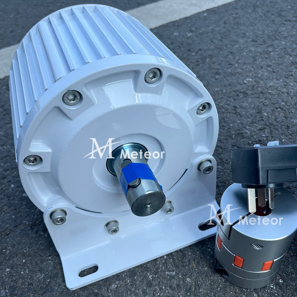 Free Energy 10KW 20KW 30KW 50KW Permanent Magnet Generator 220V 380V Magnetic Alternator With 220V Adjustable Speed Motor