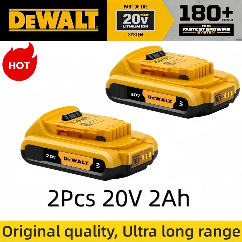 👍DeWALT Original Battery 20V/60V 5Ah 6Ah 9Ah MAX FlexVolt for DCB606 DCB205 DCB206 DCB209 DCB182 Power Tool.
