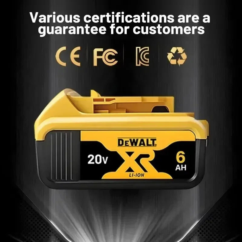 👍DeWALT Original Battery 20V/60V 5Ah 6Ah 9Ah MAX FlexVolt for DCB606 DCB205 DCB206 DCB209 DCB182 Power Tool.