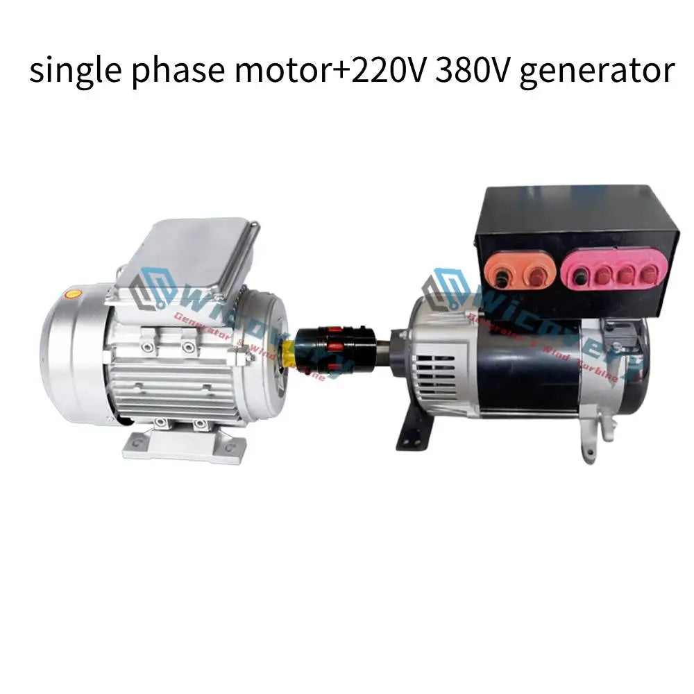 5000W 10KW 20KW  Electric Alternator Generator High RPM Motor Permanent Magnet Rare Earth Turbine 220V With DC Motor