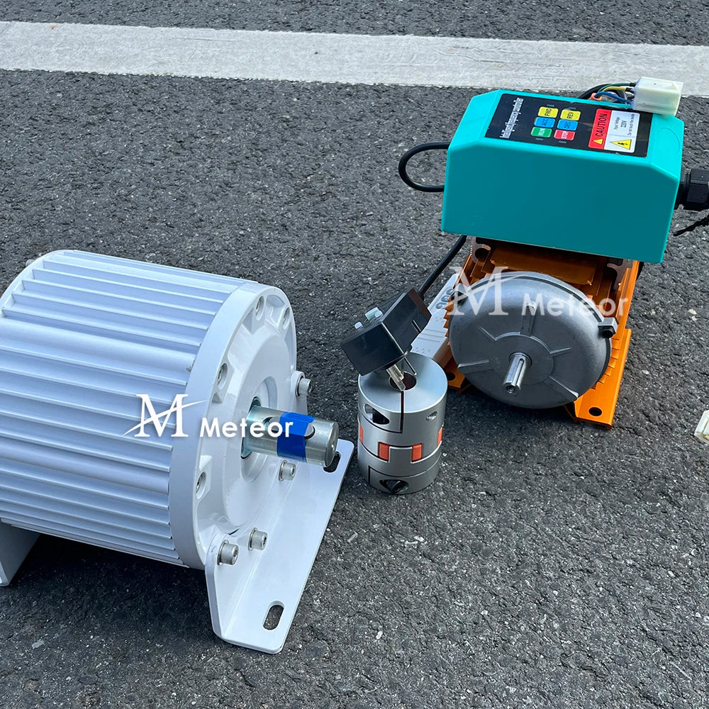 Free Energy 10KW 20KW 30KW 50KW Permanent Magnet Generator 220V 380V Magnetic Alternator With 220V Adjustable Speed Motor