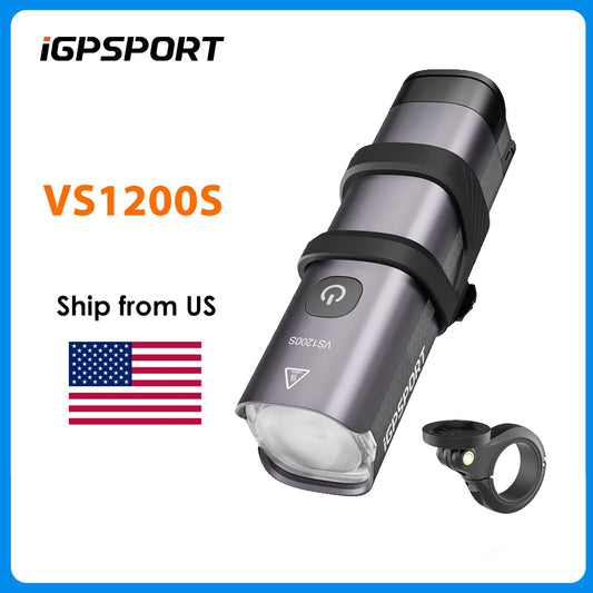iGPSPORT VS1200S Smart Bicycle Headlight with Cutoff Line for MTB/Road Bikes High Brightness Cycling Light Bicycle Accessories