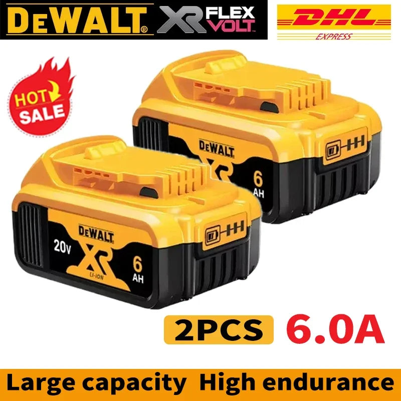 👍DeWALT Original Battery 20V/60V 5Ah 6Ah 9Ah MAX FlexVolt for DCB606 DCB205 DCB206 DCB209 DCB182 Power Tool.