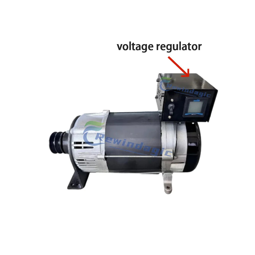 5000W 10KW 20KW  Electric Alternator Generator High RPM Motor Permanent Magnet Rare Earth Turbine 220V With DC Motor